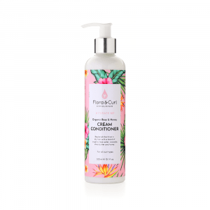 Flora & Curl Organic Rose & Honey Cream Conditioner 300ml