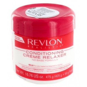 REVLON REALISTIC CONDITIONING CREME RELAXER NO BASE FORMULA REGULAR FOR NORMAL MILD FOR COLOR TREATED 16.76 OZ