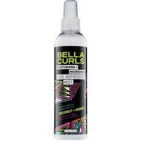 Bella Curls Curl Refresher Mist – Coconut + Honey, 8 Fl Oz